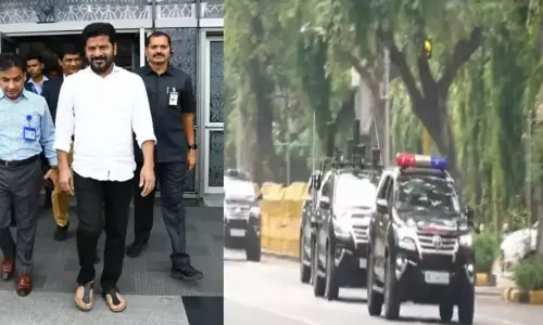 Revanth Reddy: ఢిల్లీ పర్యటనకు బయలుదేరిన సీఎం రేవంత్రెడ్డి Revanth Reddy: ఢిల్లీ పర్యటనకు బయలుదేరిన సీఎం రేవంత్రెడ్డి