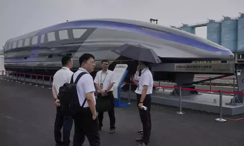 China Maglev Train 600km Speed Worlds Fastest Rail China Maglev Train 600km Speed Worlds Fastest Rail