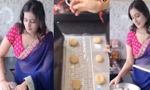 Techie Girl Makes Pooris Using Company Laptop Video Goes Viral Techie Girl Makes Pooris Using Company Laptop Video Goes Viral