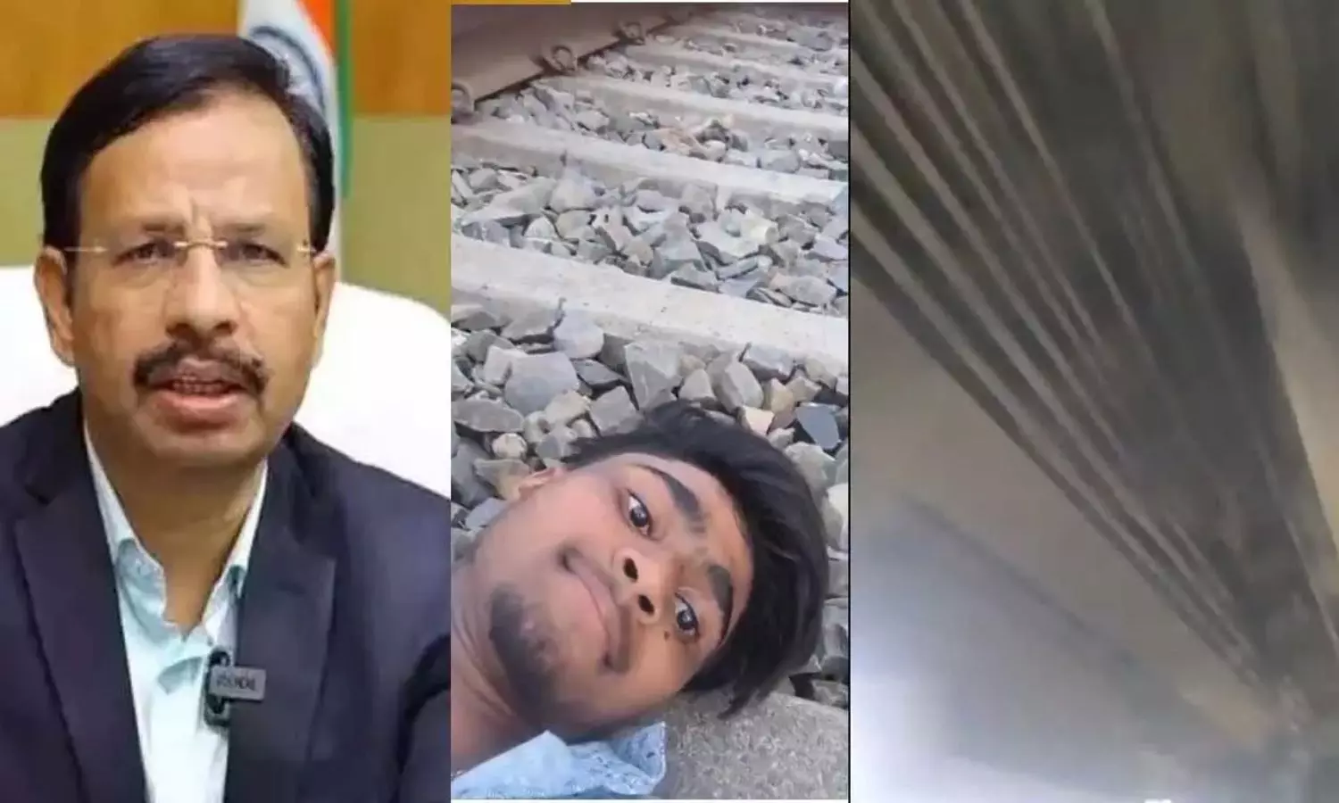 Youth Lies on Railway Tracks for Social Media Reel VC Sajjanar Issues Stern Warning