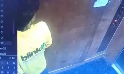 Delivery Agent Urinates
