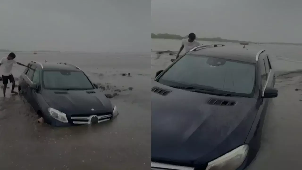 Viral Video: హెచ్చరించినా వినలేదు.. చివరికి చిక్కుల్లో పడ్డారు – ఏం జరిగిందంటే?