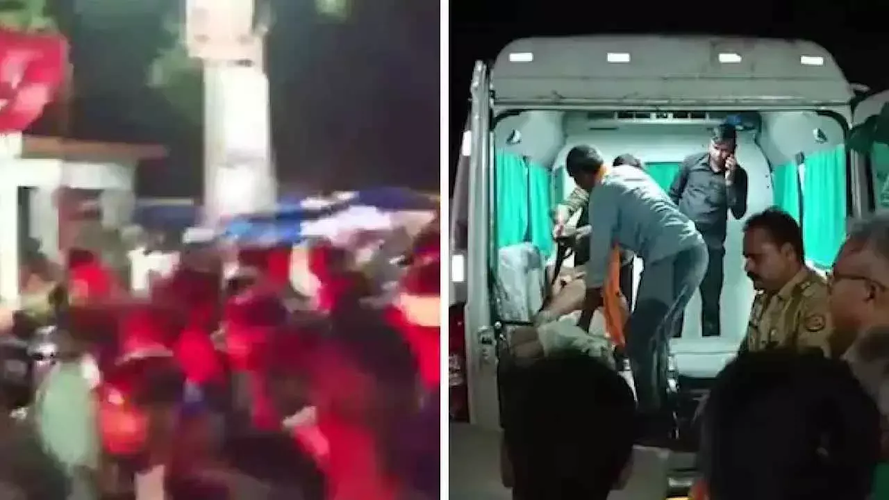 Uttar Pradesh: ఆలయంలో తొక్కిసలాట – ఇద్దరు మృతి, 40 మందికి పైగా గాయాలు