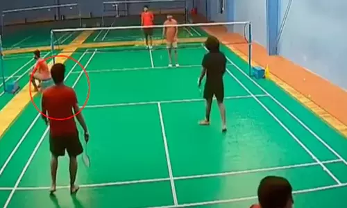 Man dies during badminton match at Uppal in Hyderabad