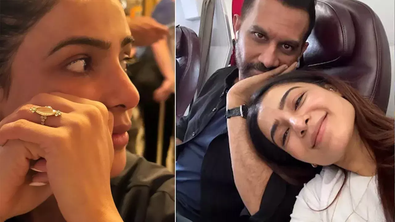 సమంత వేలికి స్పెష‌ల్ రింగ్.. ఫొటోలు వైరల్.. నెటిజన్ల కామెంట్లు హాట్ టాపిక్..!