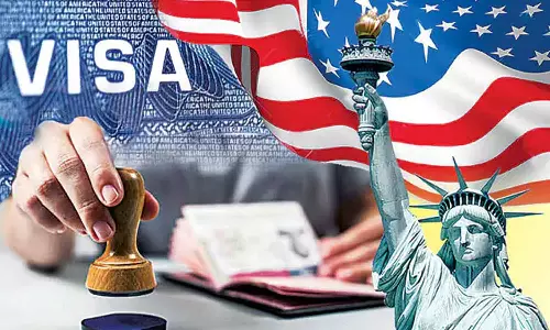 US Visa: అమెరికా వీసాలపై కొత్త షాకింగ్ నిబంధనలు.. 15,000 డాలర్లు కట్టాల్సిందే..!