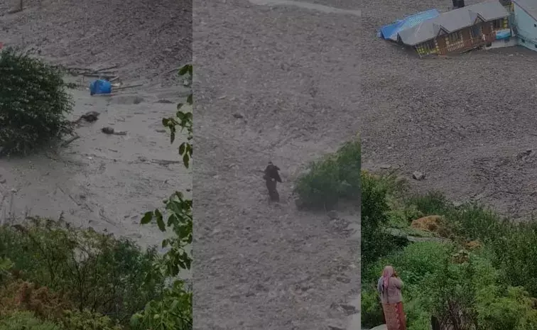 Uttarakhand Cloudburst: భారీ వరద బీభత్సం.. Uttarakhand Cloudburst: భారీ వరద బీభత్సం..