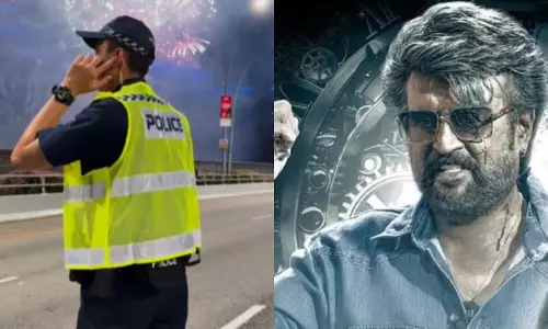 Coolie : సింగపూర్ పోలీసులనూ వదలని రజనీ ‘కూలి’ క్రేజ్.. రీల్స్తో రచ్చ చేస్తున్న మాస్ సాంగ్! Coolie : సింగపూర్ పోలీసులనూ వదలని రజనీ ‘కూలి’ క్రేజ్.. రీల్స్తో రచ్చ చేస్తున్న మాస్ సాంగ్!