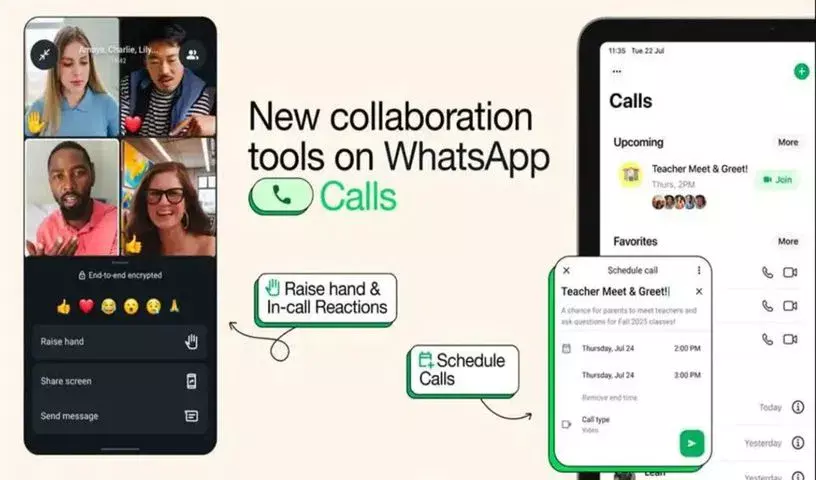 WhatsApp Schedule Calls: వాట్సాప్ యూజర్లకు సూపర్ అప్డేట్ – ఇక ఫోన్ కాల్స్ను ముందుగానే ప్లాన్ చేసుకోండి! WhatsApp Schedule Calls: వాట్సాప్ యూజర్లకు సూపర్ అప్డేట్ – ఇక ఫోన్ కాల్స్ను ముందుగానే ప్లాన్ చేసుకోండి!