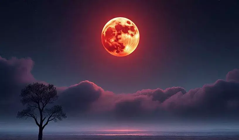 Blood Moon: ఆకాశంలో రెడ్‌ కలర్‌లో జాబిల్లి, అందరినీ మంత్రముగ్ధులను చేసే ప్రత్యేక గ్రహణం