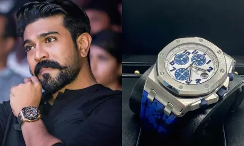 ఒక వాచ్ రూ.2.3 కోట్లు, ఇంకొకటి రూ.71 లక్షలు... రామ్ చరణ్ దగ్గర ఉన్న లగ్జరీ కలెక్షన్ ఎంతంటే! ఒక వాచ్ రూ.2.3 కోట్లు, ఇంకొకటి రూ.71 లక్షలు... రామ్ చరణ్ దగ్గర ఉన్న లగ్జరీ కలెక్షన్ ఎంతంటే!