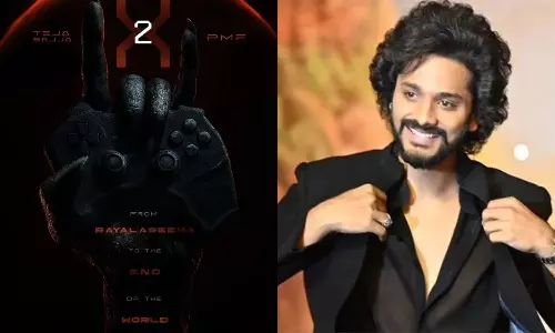 Teja Sajja Announces New Film with an Intriguing Poster Teja Sajja Announces New Film with an Intriguing Poster