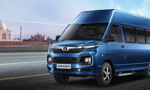 New Tata Winger Plus: టాటా వింగర్స్ ప్లస్.. 9 హాయిగా కూర్చోవచ్చు.. రూ. 20.60 లక్షలకే..! New Tata Winger Plus: టాటా వింగర్స్ ప్లస్.. 9 హాయిగా కూర్చోవచ్చు.. రూ. 20.60 లక్షలకే..!