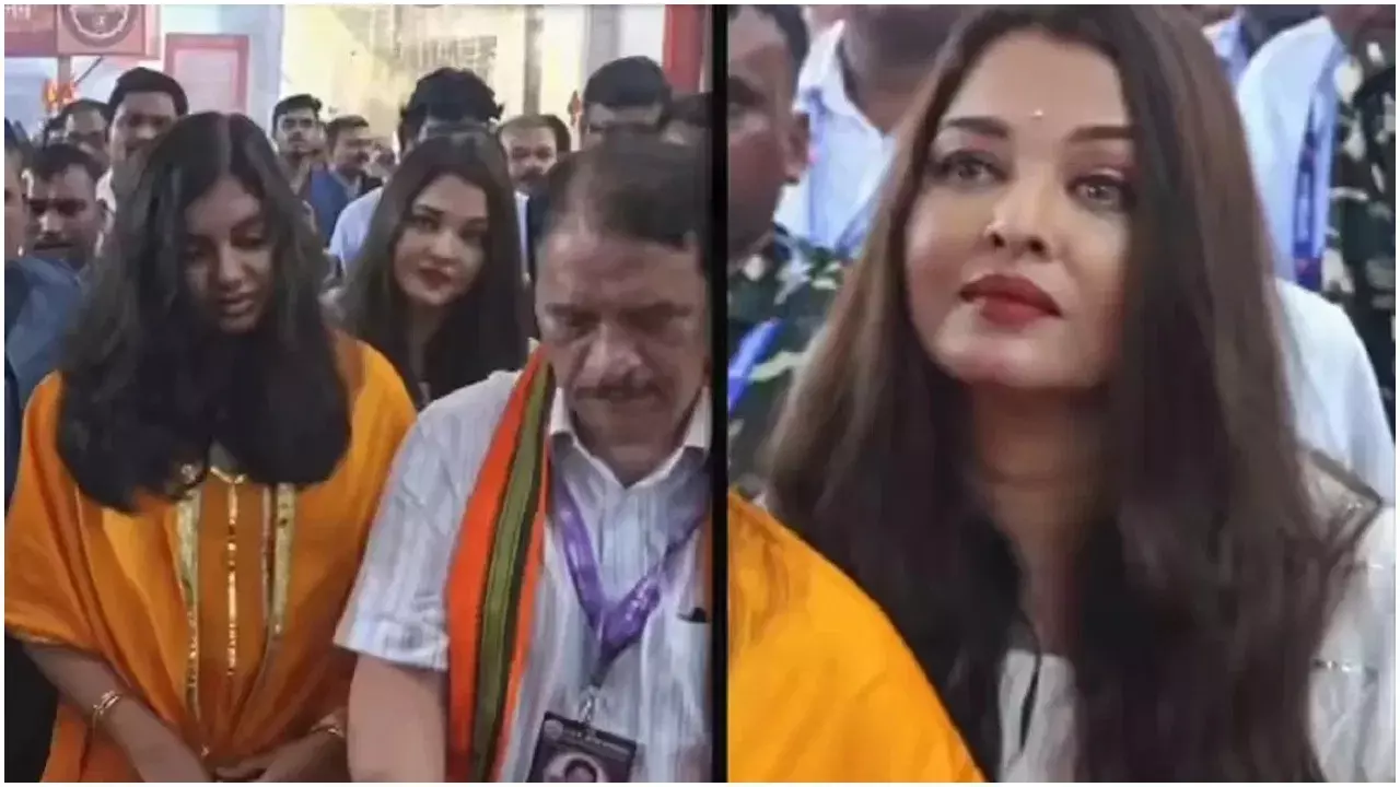 Aishwarya Rai : ఐశ్చర్య కూతురు ఆరాధ్యకు ఏమైంది? గణపతి దర్శనం తర్వాత నెట్టింట్లో ప్రశ్నల వర్షం Aishwarya Rai : ఐశ్చర్య కూతురు ఆరాధ్యకు ఏమైంది? గణపతి దర్శనం తర్వాత నెట్టింట్లో ప్రశ్నల వర్షం