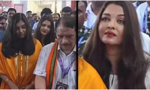 Aishwarya Rai : ఐశ్చర్య కూతురు ఆరాధ్యకు ఏమైంది? గణపతి దర్శనం తర్వాత నెట్టింట్లో ప్రశ్నల వర్షం