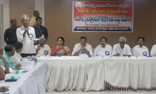 YS Sharmila: విశాఖ స్టీల్ ప్లాంట్‌పై ఏ ఒక్క ఎంపీ కూడా మాట్లాడటం లేదు.. స్వార్థ రాజకీయాల కోసం బీజేపీకి అధికార పార్టీలు లొంగిపోయాయి