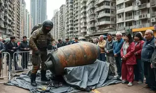 WWII-era US bomb WWII-era US bomb