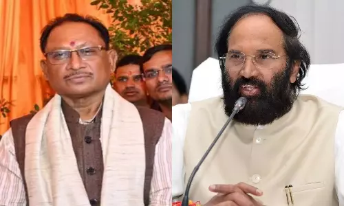 నేడు ఛత్తీస్‌గఢ్ సీఎం విష్ణుదేవ్‌తో మంత్రి ఉత్తమ్ భేటీ