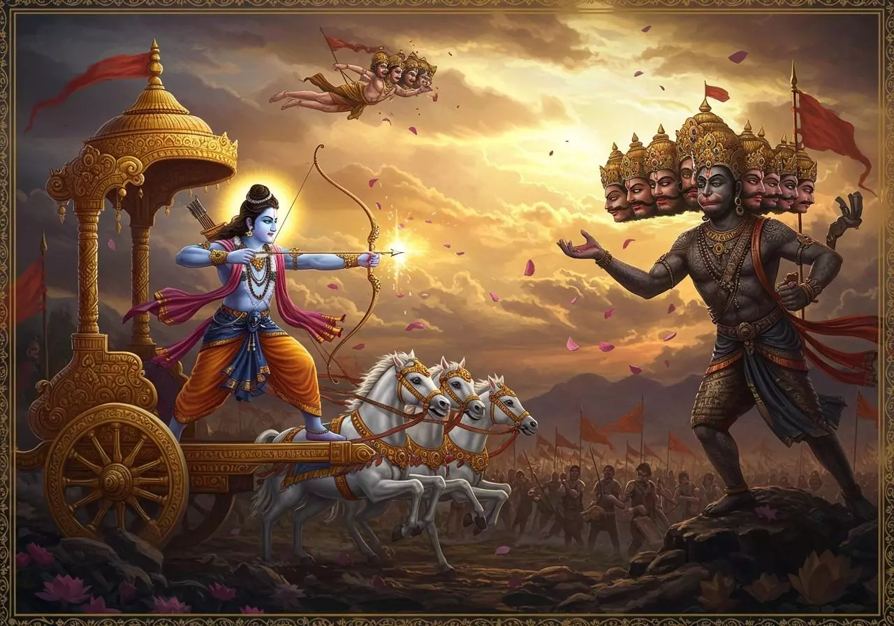 Dussehra: విజయానికి ప్రతీక - విజయదశమి కథ Dussehra: విజయానికి ప్రతీక - విజయదశమి కథ