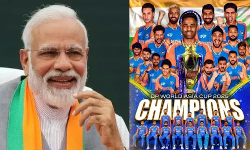Asia Cup 2025: స్టేడియంలోనూ ఆపరేషన్ సింధూర్.. టీమిండియాకు ప్రధాని మోడీ స్పెషల్ విషెష్..! Asia Cup 2025: స్టేడియంలోనూ ఆపరేషన్ సింధూర్.. టీమిండియాకు ప్రధాని మోడీ స్పెషల్ విషెష్..!