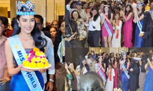 Opal Suchata Chuangsri: బతుకమ్మ వేడుకల్లో పాల్గొన్న మిస్ వరల్డ్ ఓపల్ సుచాత