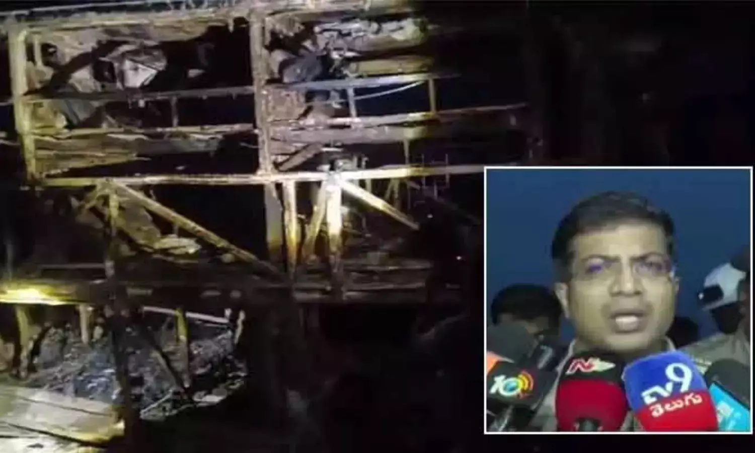 Kurnool Bus Accident: కర్నూలులో ఘోర రోడ్డు ప్రమాదం.. ఎస్పీ విక్రాంత్ పాటిల్ కీలక ప్రకటన Kurnool Bus Accident: కర్నూలులో ఘోర రోడ్డు ప్రమాదం.. ఎస్పీ విక్రాంత్ పాటిల్ కీలక ప్రకటన