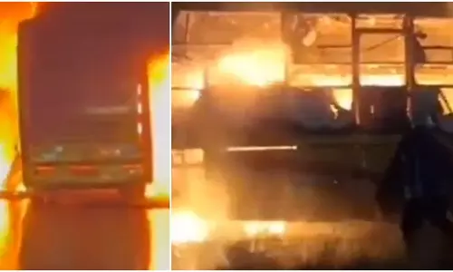Nellore Bus Fire: హయత్ నగర్ నివాసి నవీన్ తీవ్ర గాయాలతో బయటపడ్డాడు Nellore Bus Fire: హయత్ నగర్ నివాసి నవీన్ తీవ్ర గాయాలతో బయటపడ్డాడు