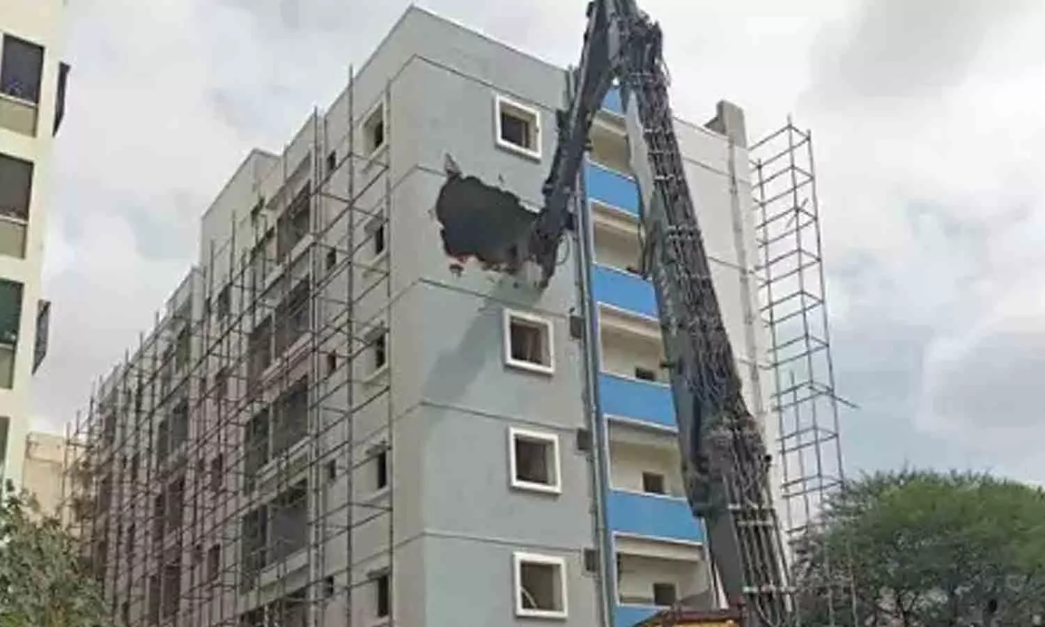 Miyapur illegal construction