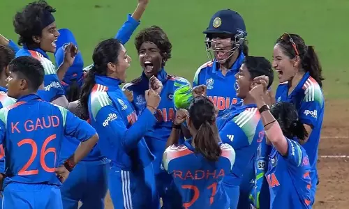 Womens World Cup 2025: హిస్టరీ క్రియేట్ చేసిన భారత మహిళల టీమ్.. దక్షిణాఫ్రికాపై విజయంతో తొలి ప్రపంచ కప్ టైటిల్ Womens World Cup 2025: హిస్టరీ క్రియేట్ చేసిన భారత మహిళల టీమ్.. దక్షిణాఫ్రికాపై విజయంతో తొలి ప్రపంచ కప్ టైటిల్