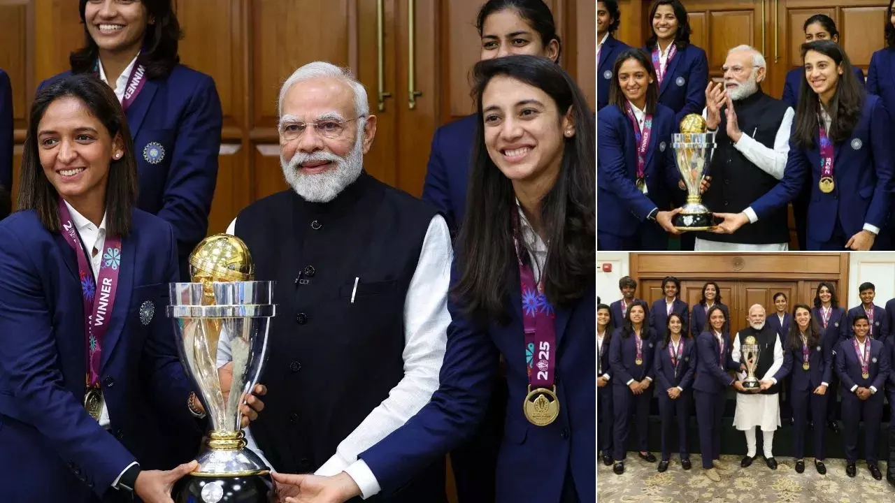 PM Modi : ప్రధాని మోదీ ట్రోఫీని ఎందుకు తాకలేదు? ఐసీసీ మహిళల ప్రపంచ కప్ విజేతలకు ఆయన ఇచ్చిన గౌరవం ఇదే PM Modi : ప్రధాని మోదీ ట్రోఫీని ఎందుకు తాకలేదు? ఐసీసీ మహిళల ప్రపంచ కప్ విజేతలకు ఆయన ఇచ్చిన గౌరవం ఇదే