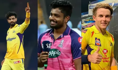 IPL 2026 : రూ.18 కోట్ల సంజు శాంసన్ కోసం.. జడేజా, శాం కరణ్‌లను వదులుకుంటున్న సీఎస్కే
