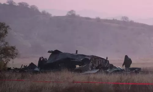 జార్జియాలో కుప్పకూలిన సైనిక రవాణా విమానం