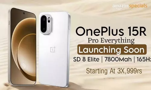 OnePlus 15R: 7,800mAh బ్యాటరీ, స్నాప్డ్రాగన్ ప్రాసెసర్.. వన్ప్లస్ నుంచి ఆకట్టుకునే 5G ఫోన్..! OnePlus 15R: 7,800mAh బ్యాటరీ, స్నాప్డ్రాగన్ ప్రాసెసర్.. వన్ప్లస్ నుంచి ఆకట్టుకునే 5G ఫోన్..!