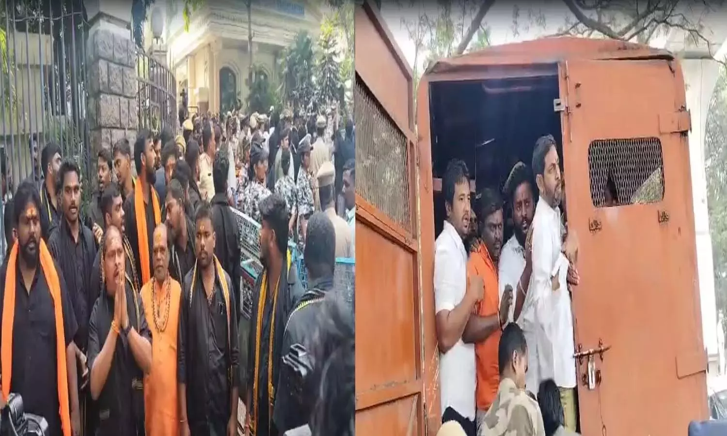 Hyderabad: హైదరాబాద్‌ డీజీపీ కార్యాలయం దగ్గర ఉద్రిక్తత