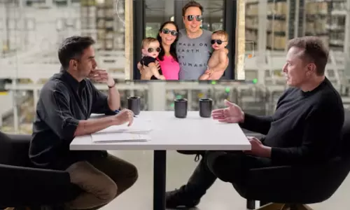 ఎలాన్ మస్క్: నా పార్టనర్కు భారతీయ మూలాలు, నా కొడుకు పేరు శేఖర్ ఎలాన్ మస్క్: నా పార్టనర్కు భారతీయ మూలాలు, నా కొడుకు పేరు శేఖర్