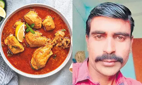 గొంతులో చికెన్ ముక్క ఇరుక్కొని ఆటో డ్రైవర్ దుర్మరణం గొంతులో చికెన్ ముక్క ఇరుక్కొని ఆటో డ్రైవర్ దుర్మరణం