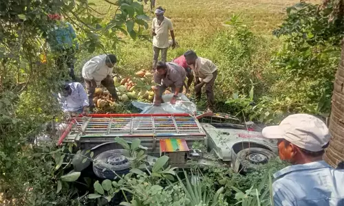 ఘోర ప్రమాదం: పంట కాల్వలోకి దూసుకెళ్లిన ఆటో.. ముగ్గురు మృతి, ఇద్దరికి గాయాలు