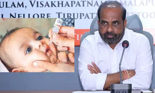 21న రాష్ట్ర వ్యాప్తంగా పల్స్ పోలియో కార్యక్రమం 21న రాష్ట్ర వ్యాప్తంగా పల్స్ పోలియో కార్యక్రమం