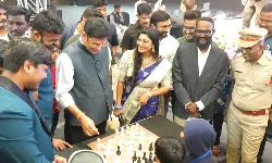 ఏకాగ్ర చెస్ టోర్నమెంట్ ప్రారభించిన మంత్రి శ్రీధర్ బాబు