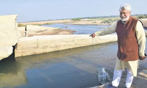 ఉద్దేశ పూర్వకంగా చెక్ డ్యామ్‌‌‌‌ను కూల్చివేసారు- డా. రాజేంద్రసింగ్