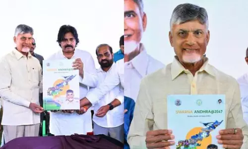 స్వర్ణాంధ్ర-2047 లక్ష్యాలు, పదిసూత్రాల అమలుపై సీఎం చంద్రబాబు సమీక్ష