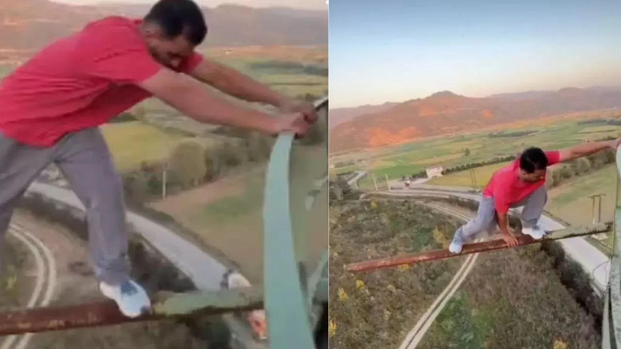 Viral Video : యమధర్మరాజు కూడా షాక్ అయ్యే స్టంట్.. చూస్తుంటేనే కళ్ళు తిరుగుతున్నాయి Viral Video : యమధర్మరాజు కూడా షాక్ అయ్యే స్టంట్.. చూస్తుంటేనే కళ్ళు తిరుగుతున్నాయి