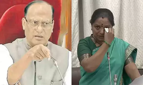 కవిత రాజీనామాపై పునరాలోచించండి: శాసనమండలి చైర్మన్ గుత్తా సుఖేందర్ రెడ్డి కీలక వ్యాఖ్యలు కవిత రాజీనామాపై పునరాలోచించండి: శాసనమండలి చైర్మన్ గుత్తా సుఖేందర్ రెడ్డి కీలక వ్యాఖ్యలు