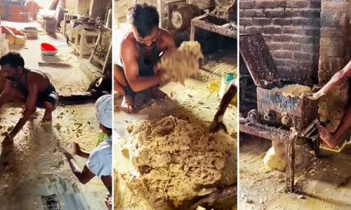 Viral Video : వడియాల తయారీ చూస్తే వాంతికి రావడం ఖాయం..వైరల్ అవుతున్న షాకింగ్ వీడియో!