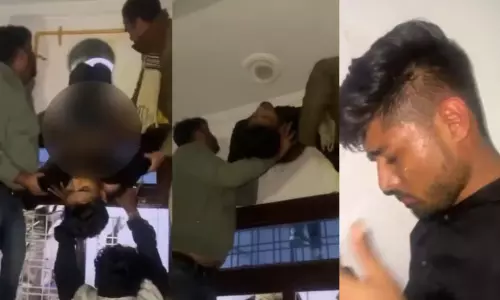 Viral Video: ముందుకూ వెనక్కూ కదలలేక.. ఎగ్జాస్ట్ ఫ్యాన్‌లో బుక్కైన దొంగ