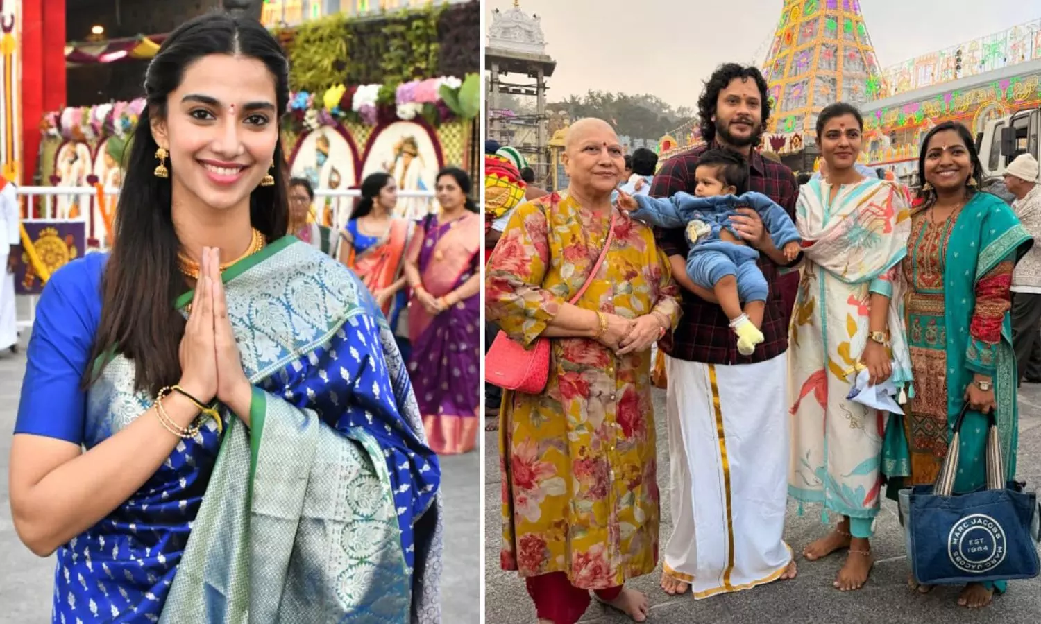 Tirumala: తిరుమల శ్రీవారి సేవలో మీనాక్షి చౌదరి, ఐశ్వర్యా రాజేశ్ Tirumala: తిరుమల శ్రీవారి సేవలో మీనాక్షి చౌదరి, ఐశ్వర్యా రాజేశ్