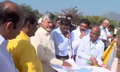 Chandrababu: పోలవరం ప్రాజెక్టును పరిశీలించిన సీఎం చంద్రబాబు