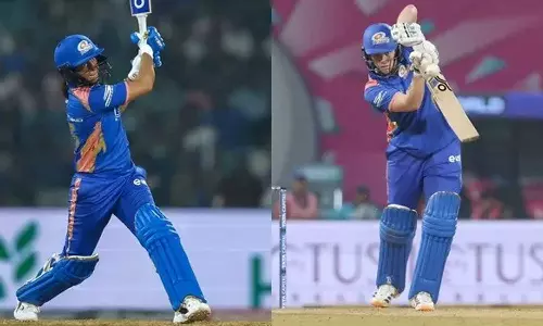 WPL 2026 : ముంబై ఇండియన్స్ విశ్వరూపం..హర్మన్, బ్రంట్ తుపాన్లో కొట్టుకుపోయిన ఢిల్లీ WPL 2026 : ముంబై ఇండియన్స్ విశ్వరూపం..హర్మన్, బ్రంట్ తుపాన్లో కొట్టుకుపోయిన ఢిల్లీ