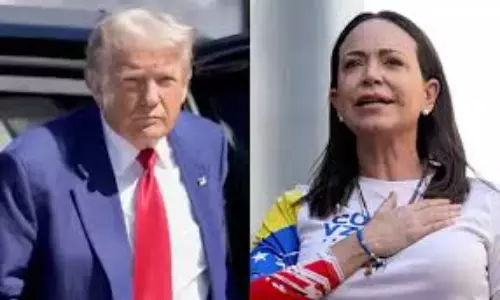 Trump-Machado: ట్రంప్ నకు మచాడో నోబెల్ శాంతి బహుమతి...!!