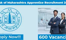 Bank of Maharashtra 600 ఉద్యోగాలు: పరీక్ష లేకుండానే ఎంపిక.. తెలుగు రాష్ట్రాల్లోనూ ఖాళీలు!